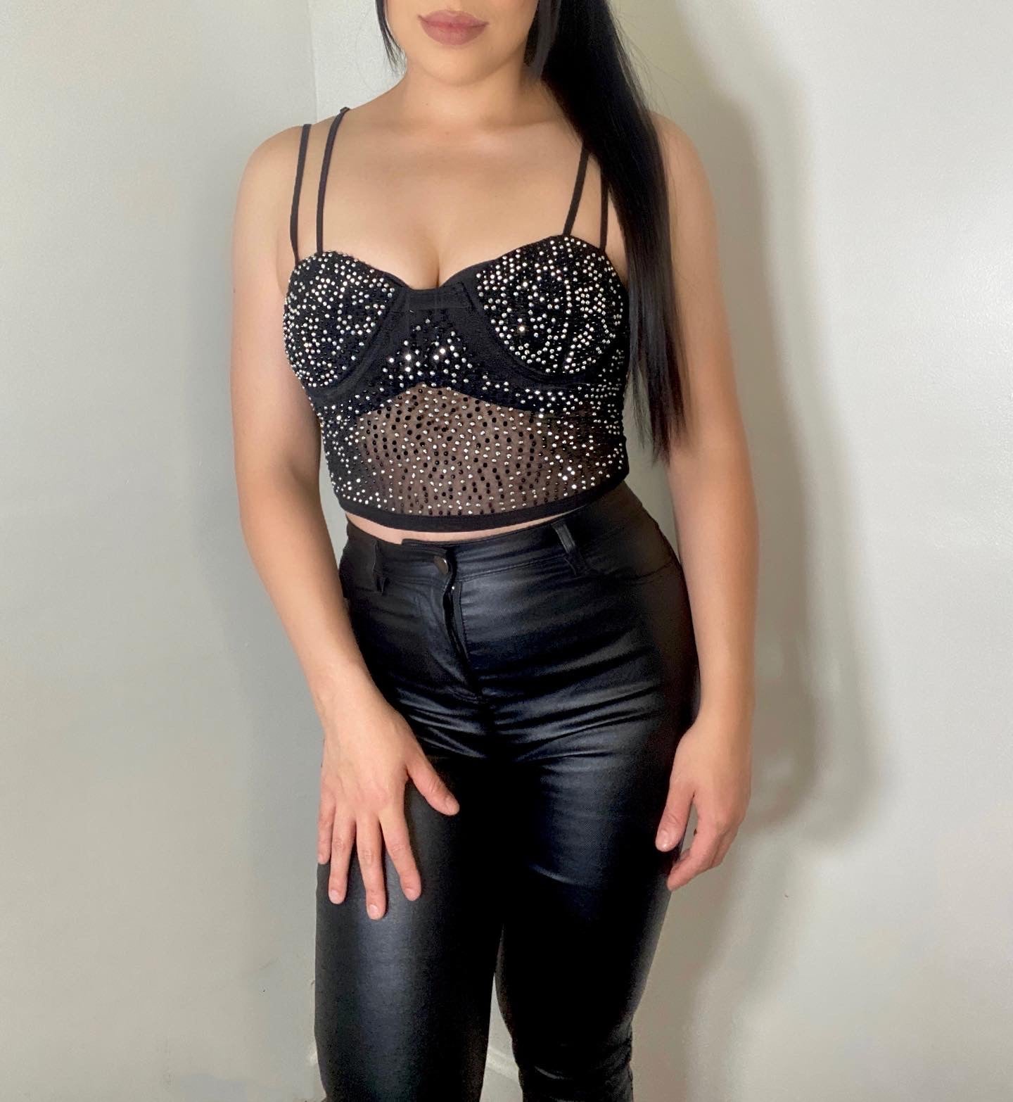Aimee Sequin Top